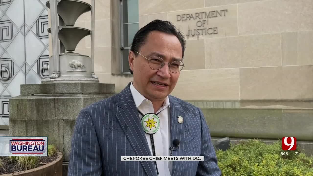 Cherokee Nation Chief Hoskin In D.C. Laying Groundwork For Changes To Major Crimes Act