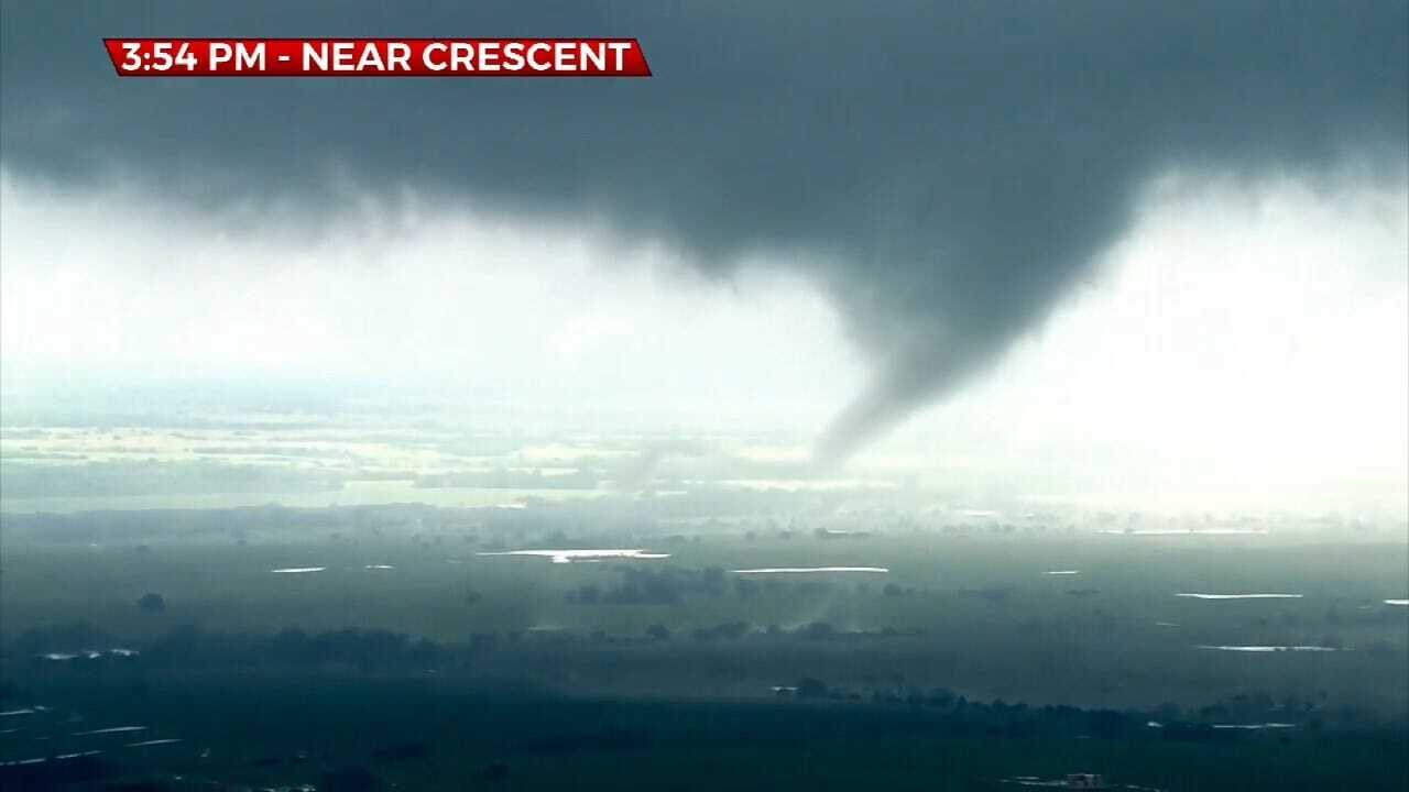 WATCH: Multiple Tornadoes Produced By Storm Before It Collapses At Dry Line