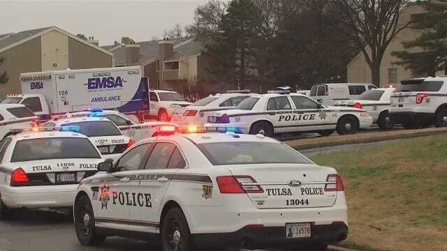 WEB EXTRA: Scene At Riverchase Apartments Standoff Thursday Evening