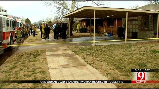 One Dead, One Injured In SW OKC House Fire