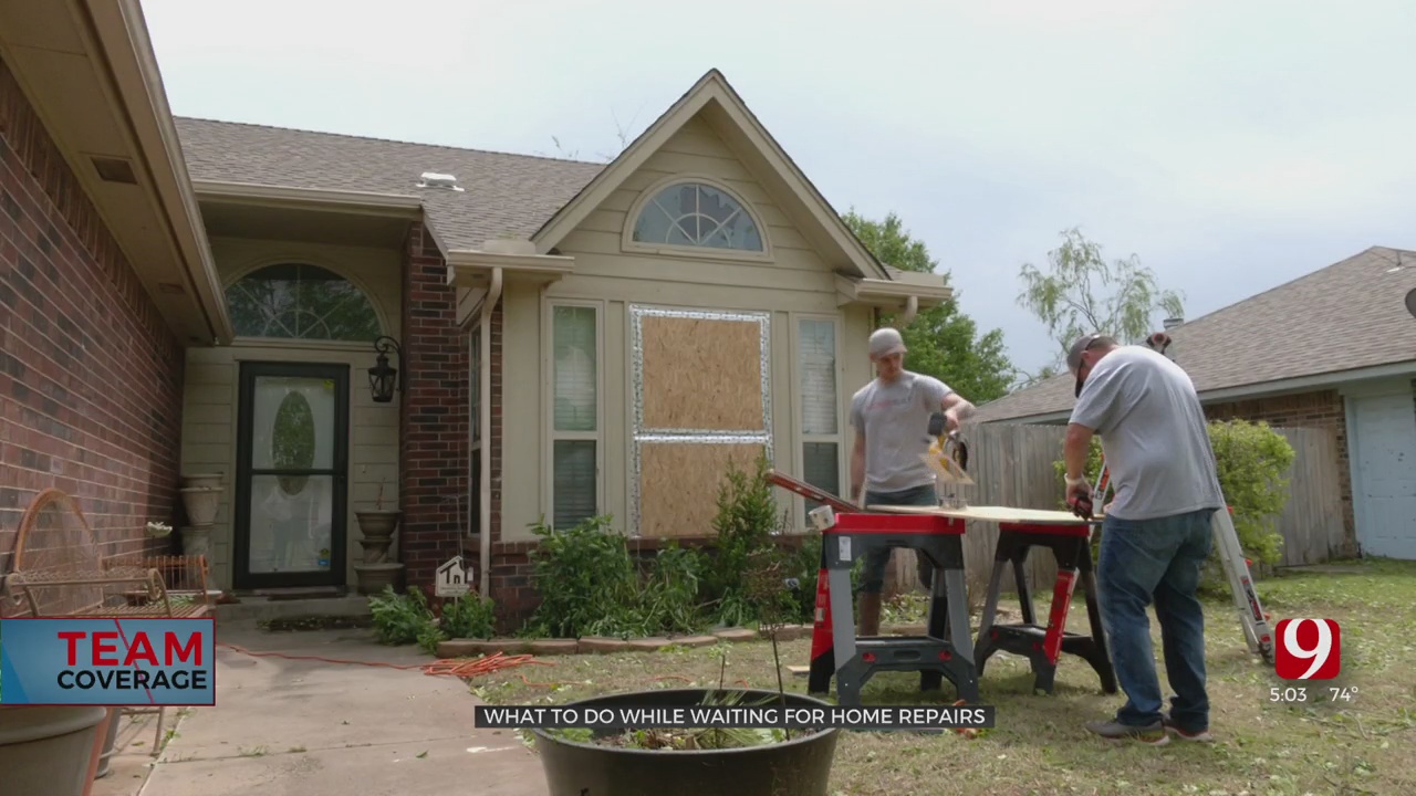 Contractor Says Home Repairs Following Damaging Hail Storm Could Take Weeks, Months 