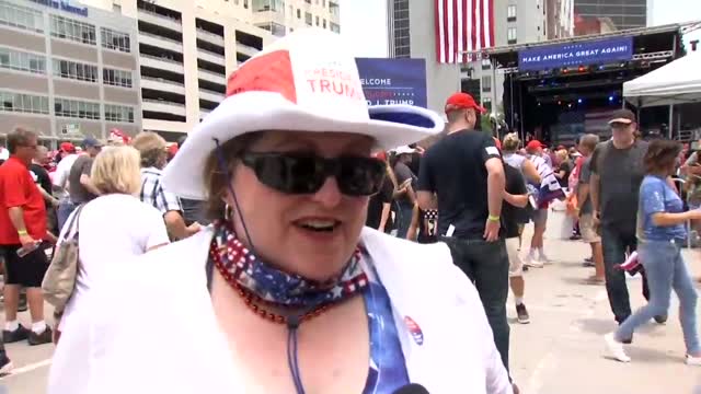 President Trump Supporter Talks About Excitement Of Rally
