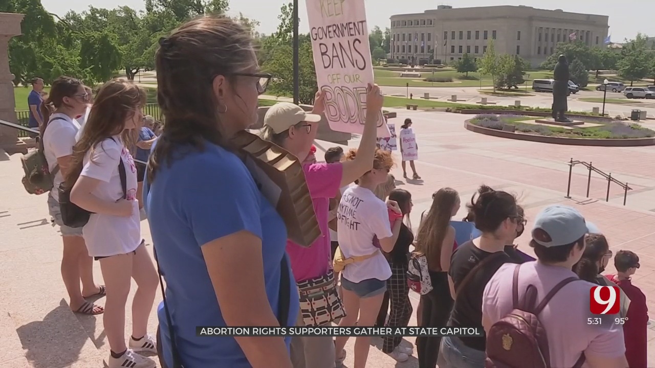 Abortion Rights Supporters Gather At State Capitol
