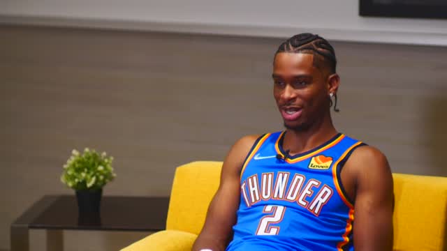 WATCH: Full Interview With Thunder Guard Shai Gilgeous-Alexander