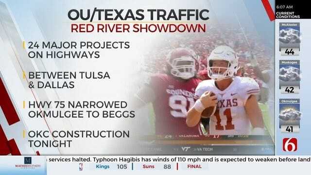 Road Construction To Impact Red River Showdown Traffic