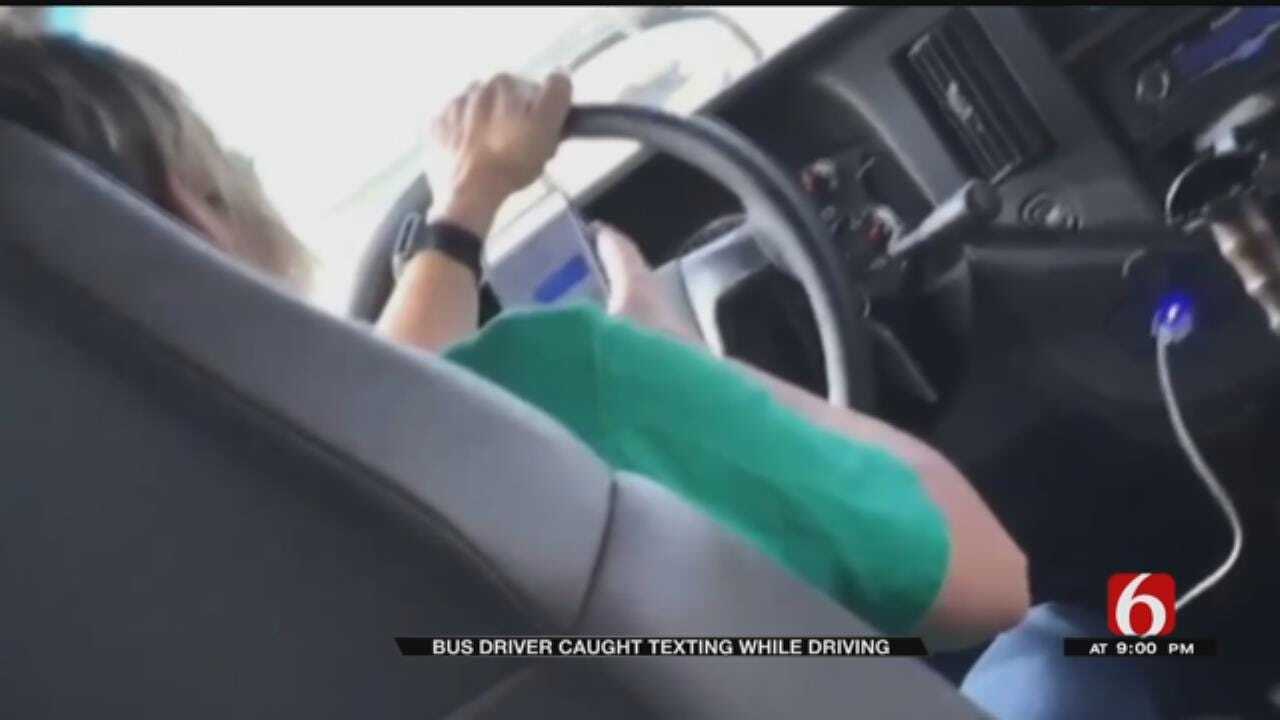 Chickasha Teacher Caught On Video Texting While Driving School Bus