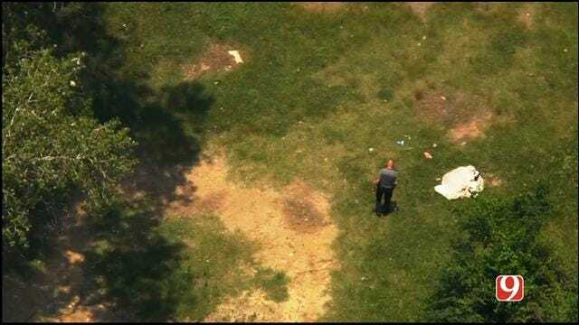 WEB EXTRA: SkyNews 9 Flies Over Scene Where Body Was Found In Spencer
