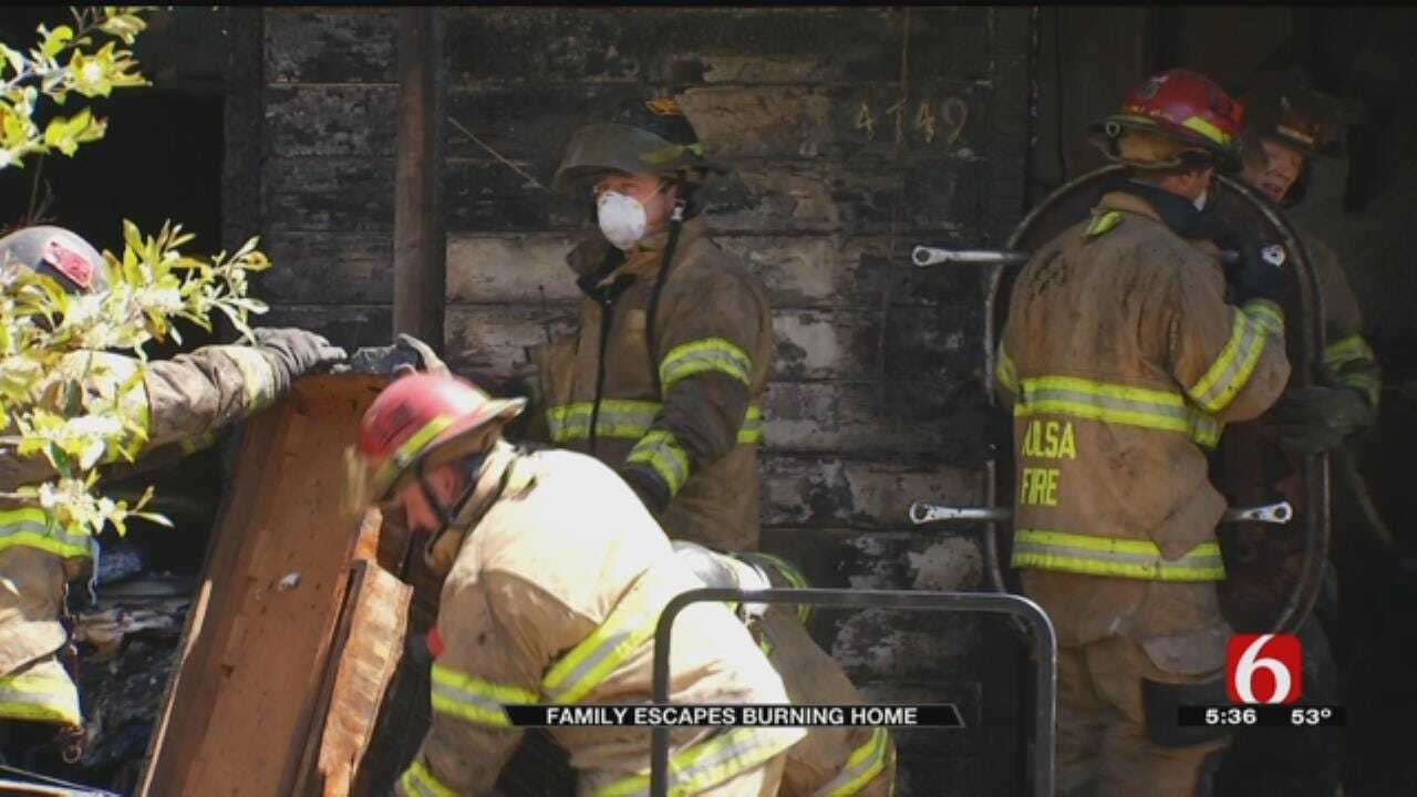 Three Women Escape Unharmed From Tulsa House Fire