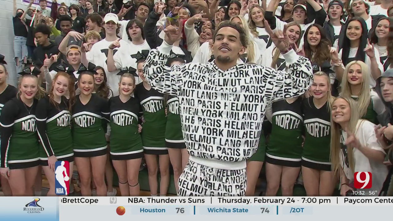 Trae Young Gets Jersey Retired At Norman North