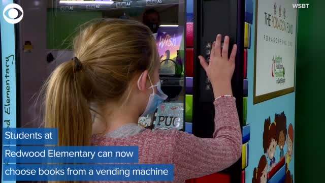 Watch: Michigan Elementary School Installs Book Vending Machines