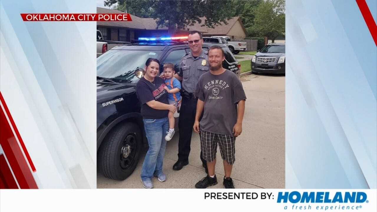 On A Good Note: OCPD Officers Help 3-Year-Old Boy Celebrate His Birthday