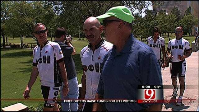 Firefighters Ride To Remember 9/11 Victims