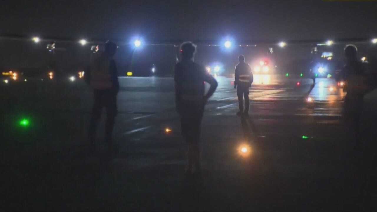 WEB EXTRA: Solar Impulse 2 Landing At Tulsa International Airport