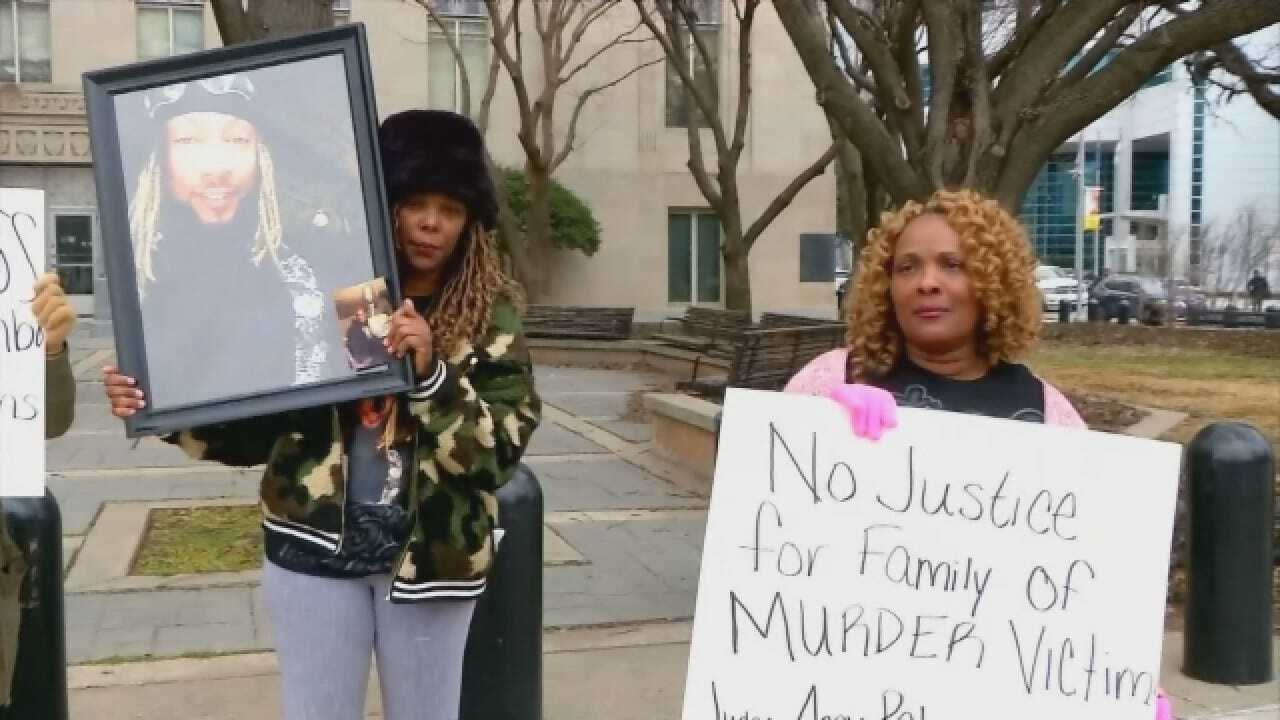 OKC Murder Victim’s Family Protests After Judge Bans Them From Courthouse