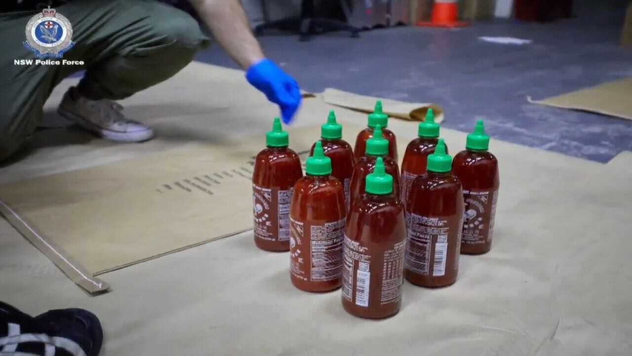 Hundreds Of Pounds Of Crystal Meth Found In Hot Sauce Bottles