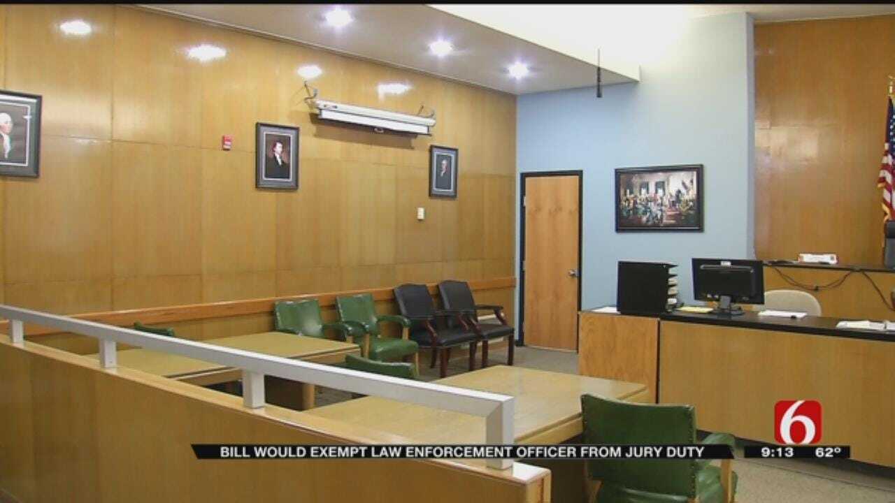 Broken Arrow Lawmakers Want Police Officers Exempted From Jury Duty