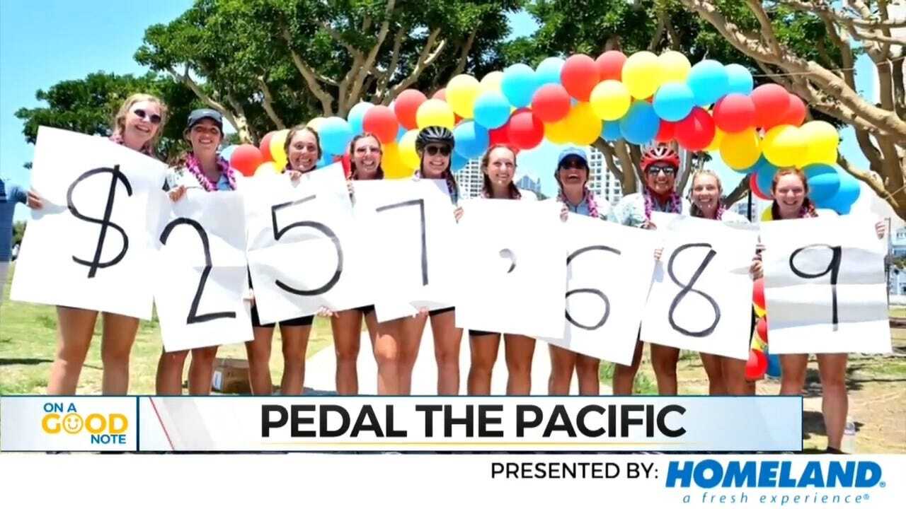 On A Good Note: Oklahoma College Student Finishes 'Pedal The Pacific'