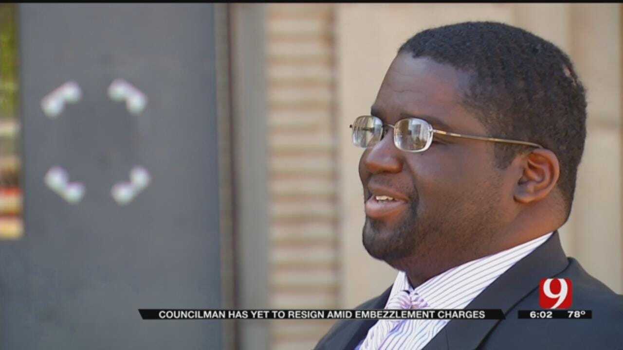 OKC Councilman Yet To Resign Amid Embezzlement Charges