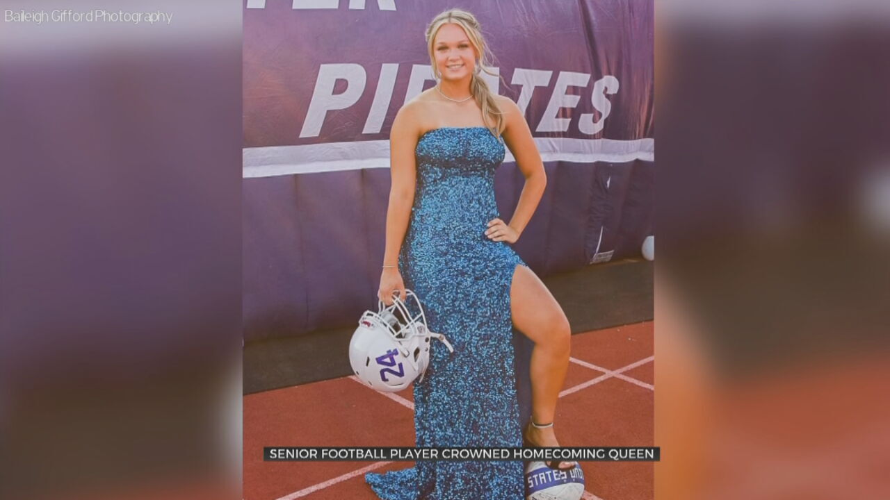 Green Country Football Player Crowned Homecoming Queen