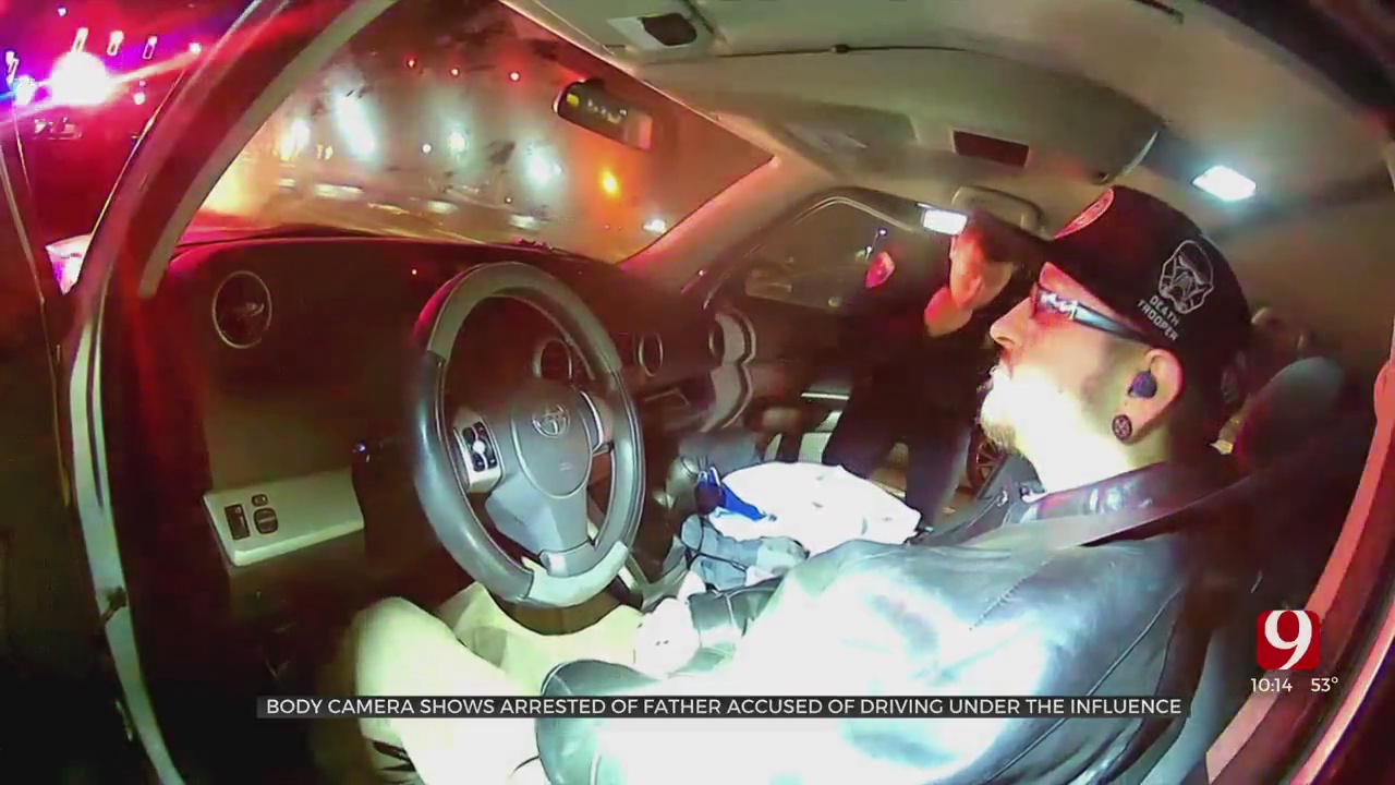 Bodycam Video Shows Arrest Of Father Accused Of Being Under The Influence With Children In Car