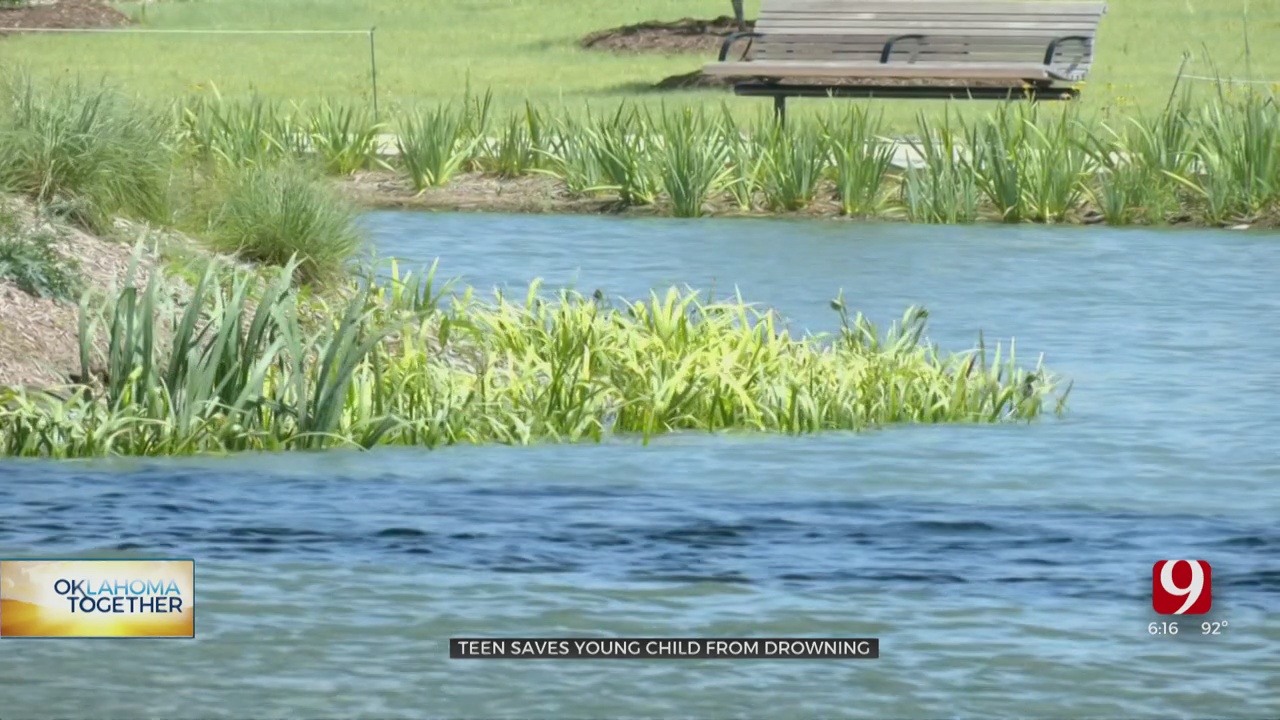 Teen Credited With Saving Toddler From Drowning At Scissortail Park