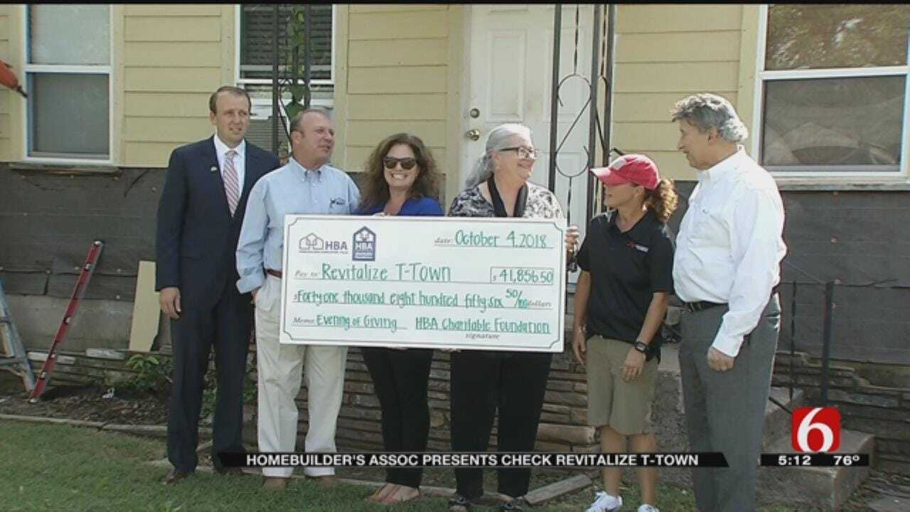 Tulsa Home Builders Association Presents $40,000 To Tulsa Non-Profit