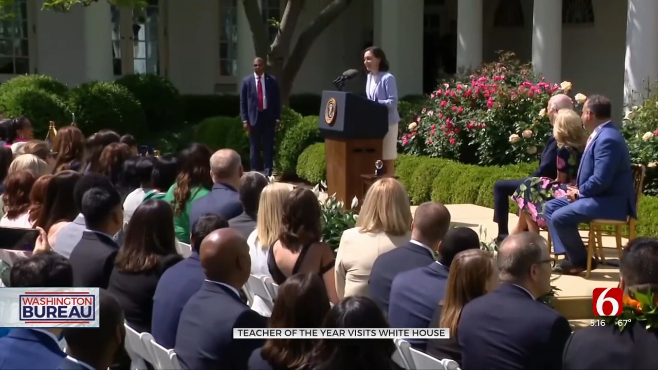 White House Holds Ceremony Honoring Union's National Teacher Of The Year
