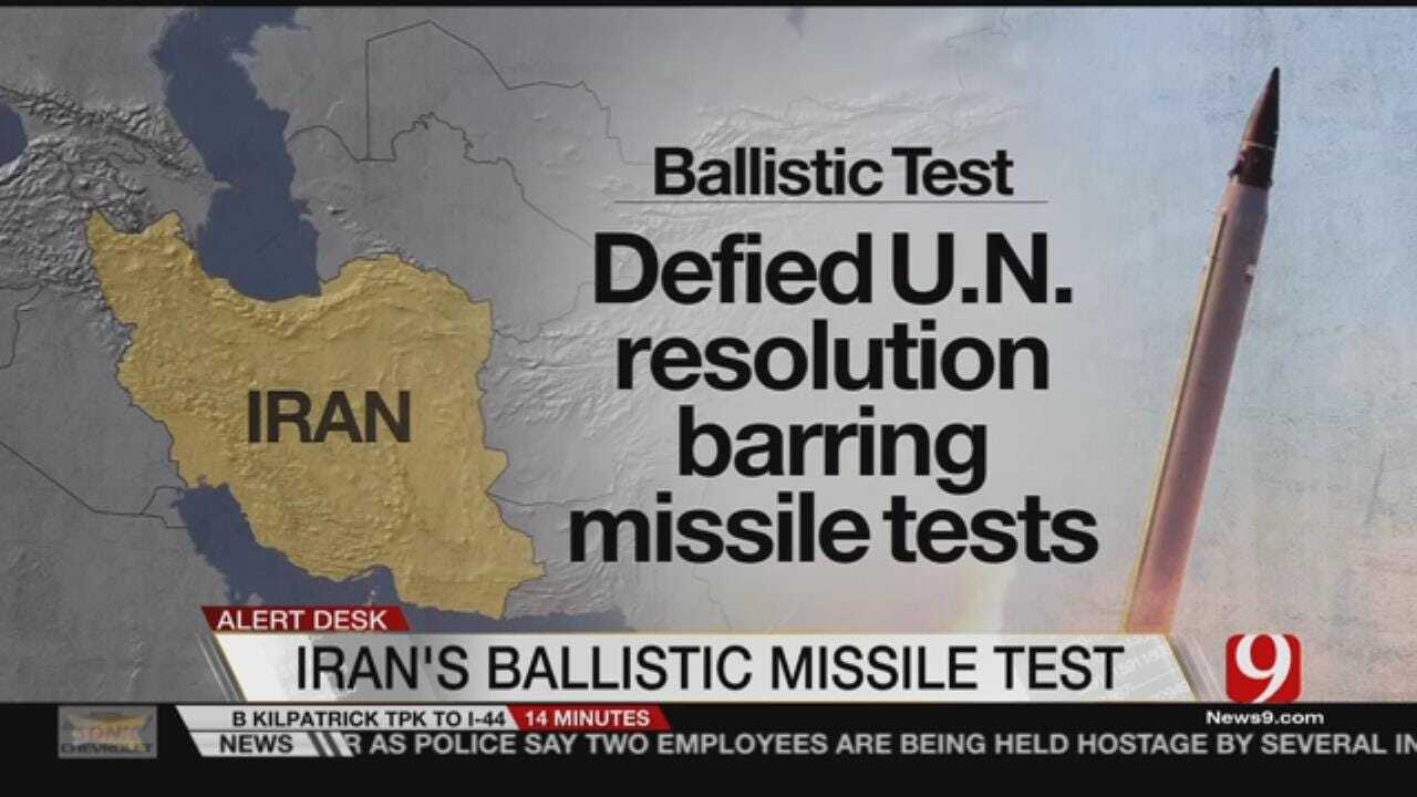 US Puts Iran 'On Notice' After Missile Test, Won't Elaborate