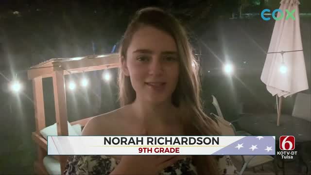 Daily Pledge: 9th Grader Norah Richardson