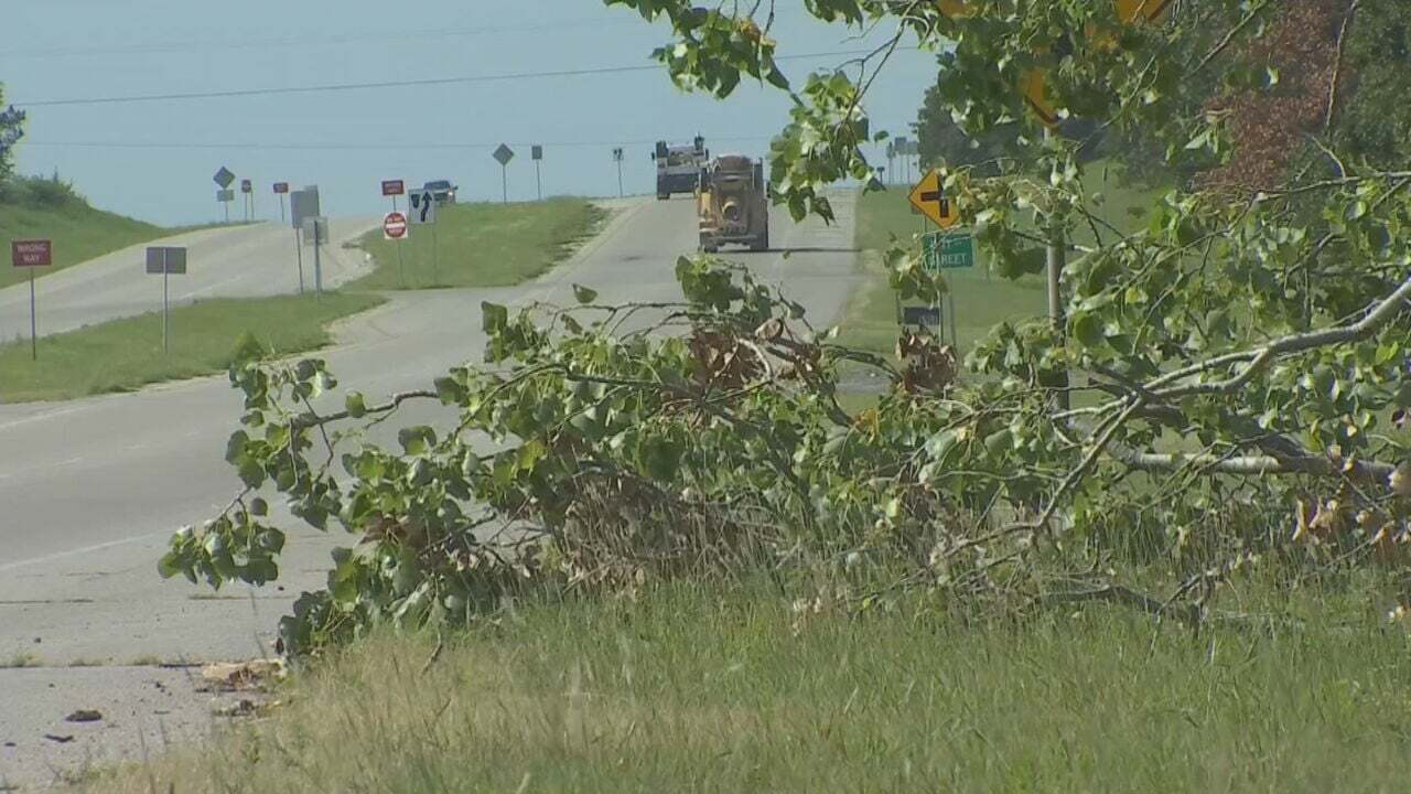 Cleanup Efforts Continue In Creek County After June Storm