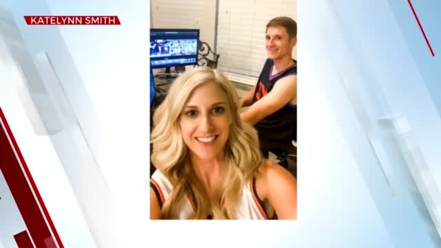 Watch: Oklahomans Got Chance To Watch Thunder Game Virtually