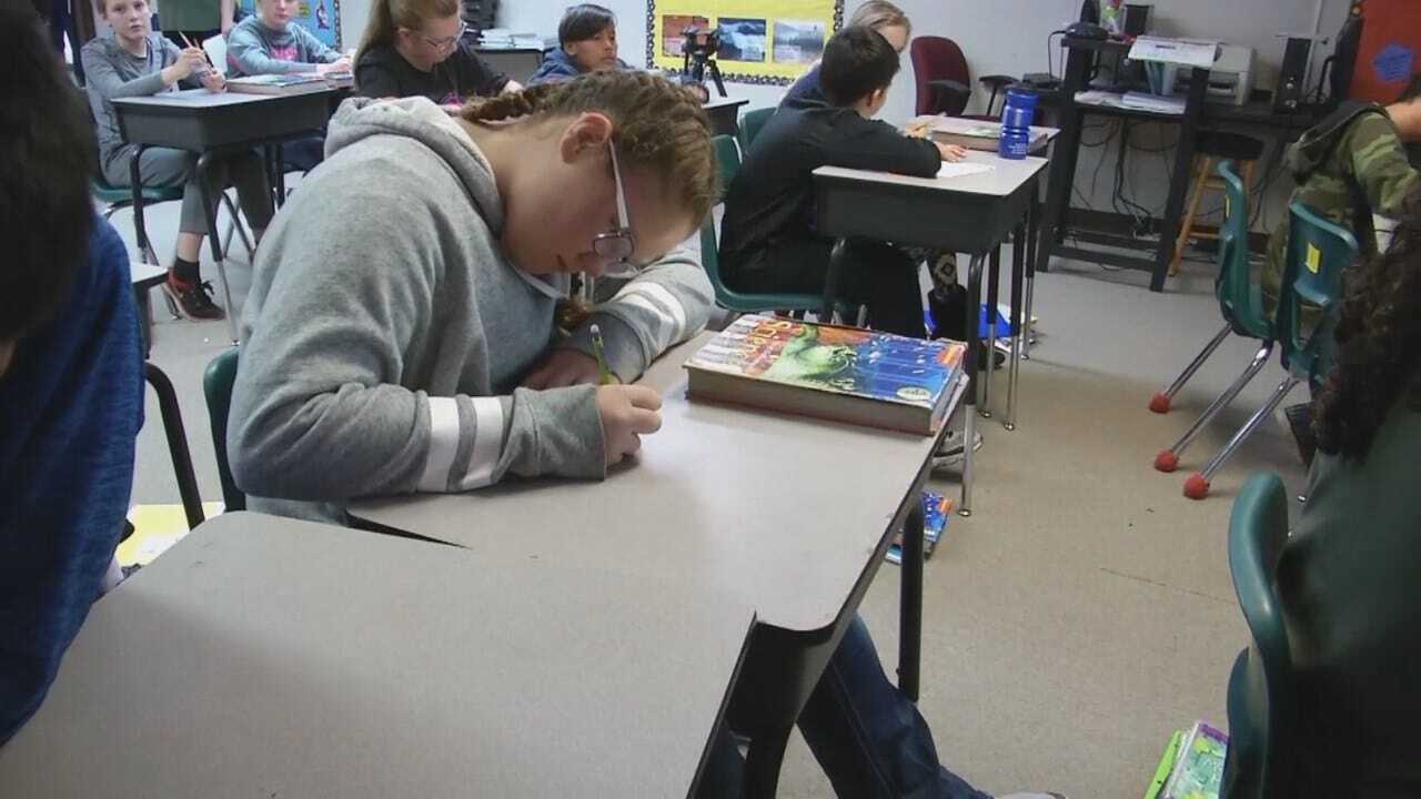 WEB EXTRA: Video Of Pawnee School Students Taking Part In Kindness Challenge