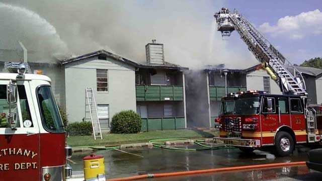 Firefighters Battle Flames, Summer Heat In Warr Acres Blaze
