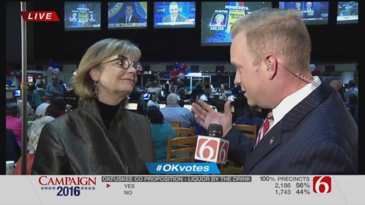 WEB EXTRA: Tony Russell Reports From The Democratic Watch Party