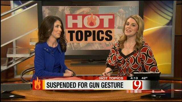Hot Topic: Suspended For Gun Gesture