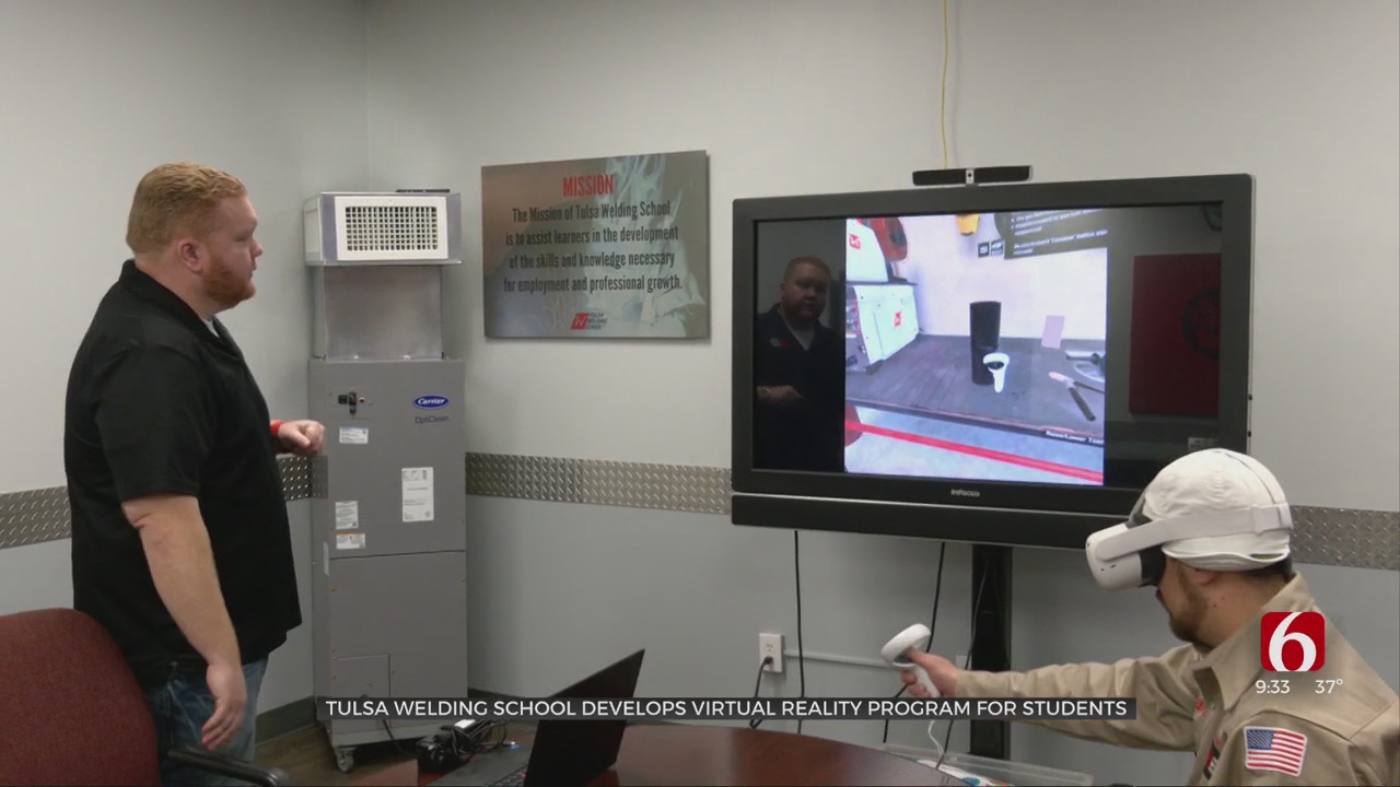 Tulsa Welding School Develops Virtual Reality Program For Students