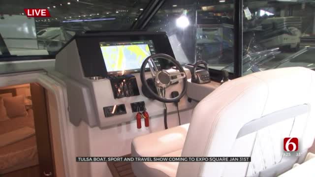 Watch: Preparations Underway For The Tulsa Boat, Sport & Travel Show 