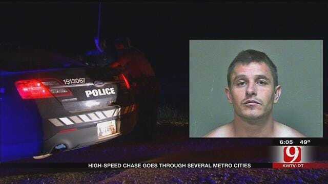 Suspect Arrested After High-Speed Chase Through Several Metro Cities