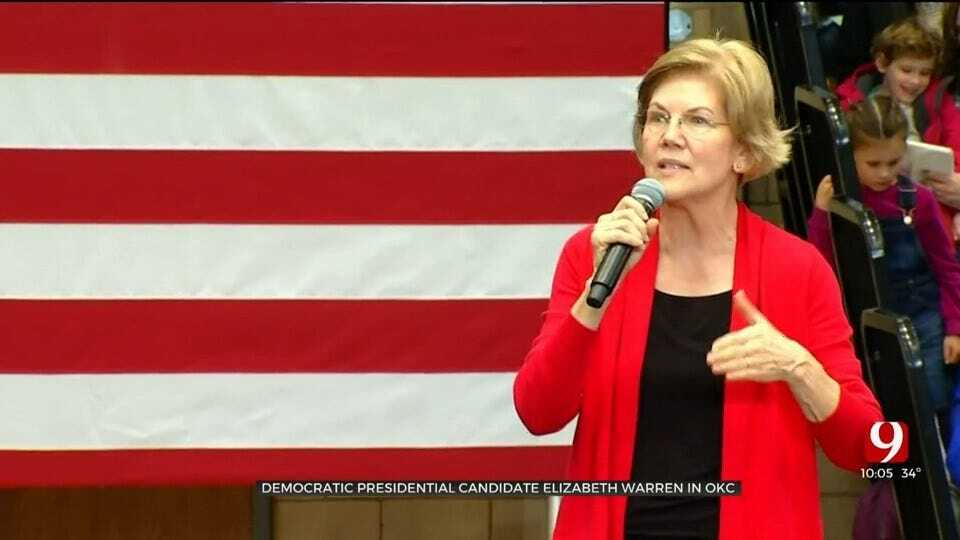 Democratic Presidential Candidate Elizabeth Warren Holds Town Hall In Oklahoma City