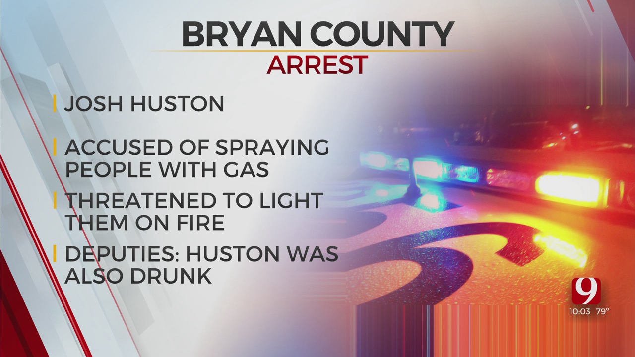 Man Arrested For Allegedly Spraying People With Gas, Threatening To Light Them On Fire In Bryan County