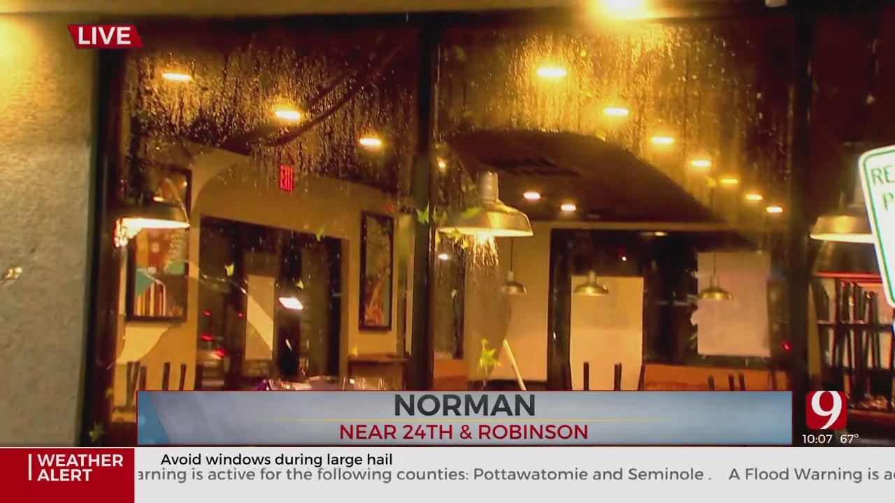 Norman Taco Bell Slammed With Hail Wednesday