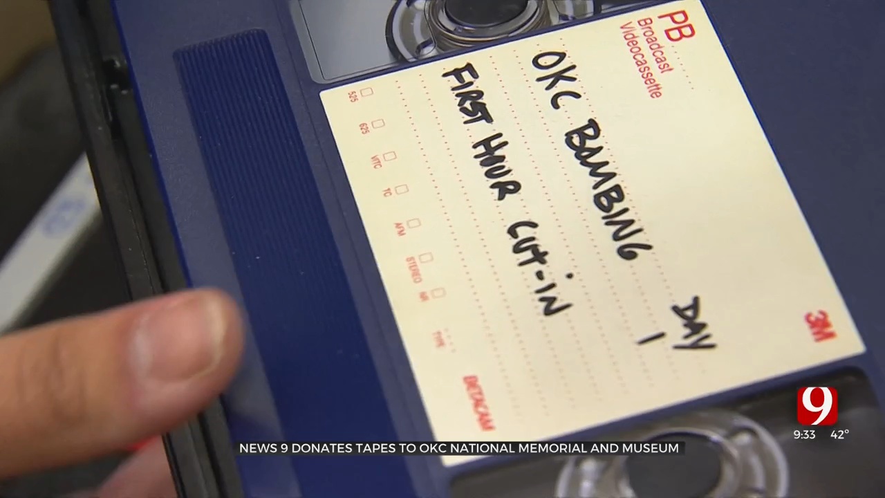 News 9 Donates Hundreds Of Tapes Of OKC Bombing Coverage To Memorial Museum