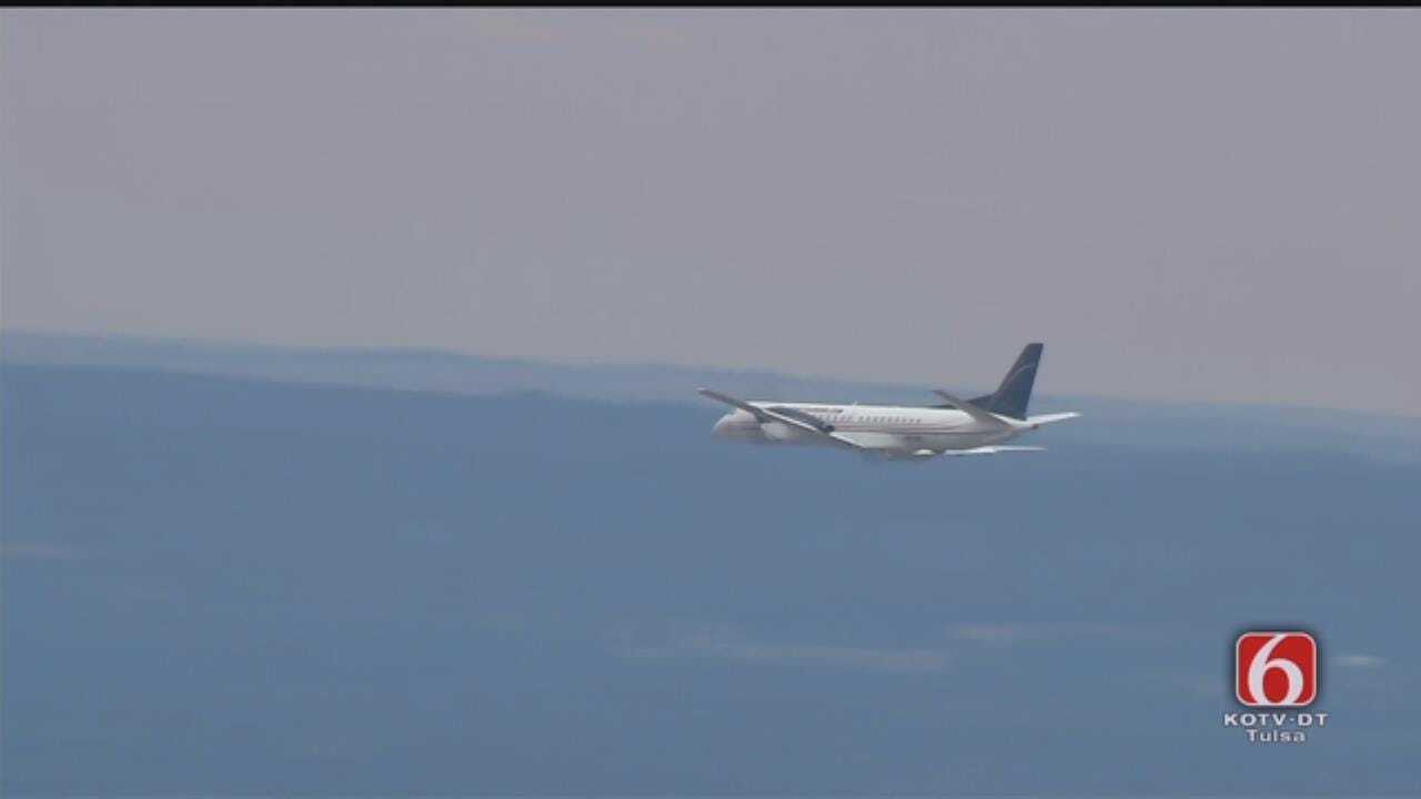 COOL VIDEO: Osage SkyNews 6 Records Large Airliner Landing At Jones Riverside