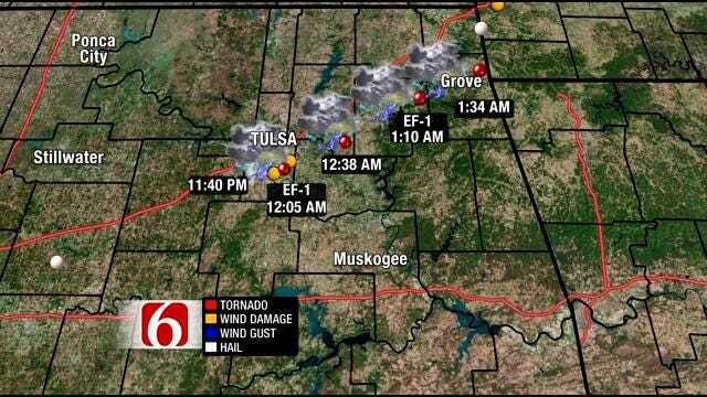 Recapping Late Night Tornadoes That Swept Across Green Country