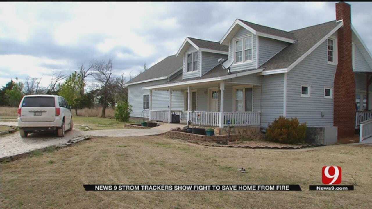 Mutual Home Saved From NW OK Wildfire